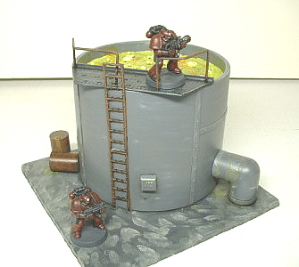 Toxic-storage-vat-terrain-28mm-custom-built-painted-for-futuristic-science-fiction-war-games-like-Warhammer-40K.