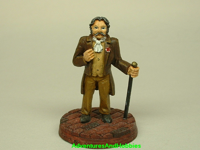 Victorian British Lord painted figure for use in role-playing games and table top war games front