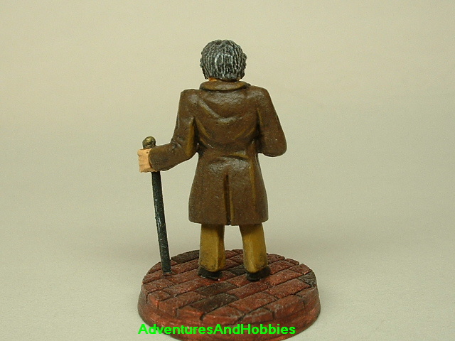 Victorian British Lord painted figure for use in role-playing games and table top war games rear